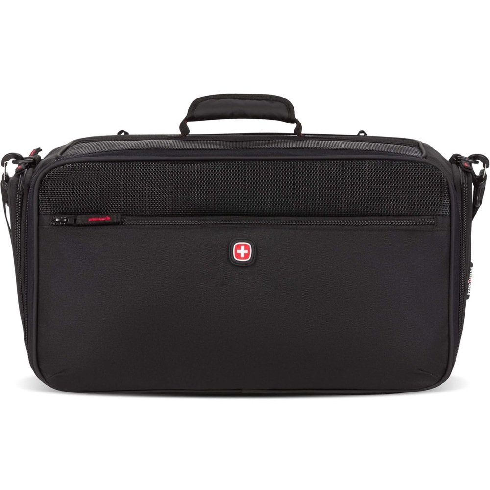 SwissGear Airline Approved Dog Carrier & Cat Carrier Carry-On Pet, Black, 2-Door